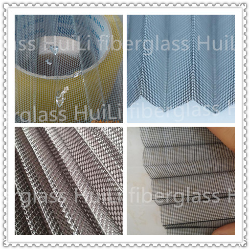 High Quality Polyester Plisse Screen/Insect Proof Pleated Window Screen