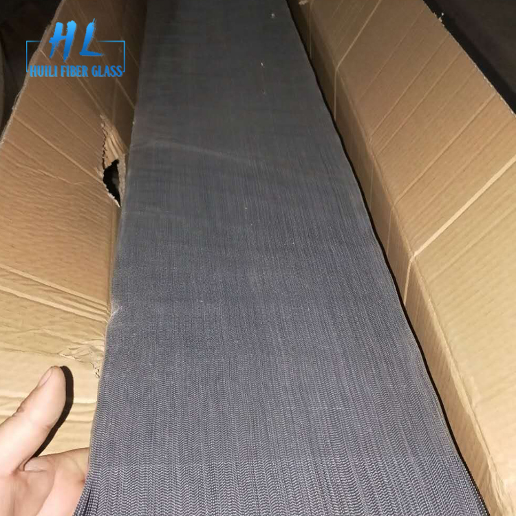 Grey Color 2.5m x 30m Polyester Plisse Insect Screen